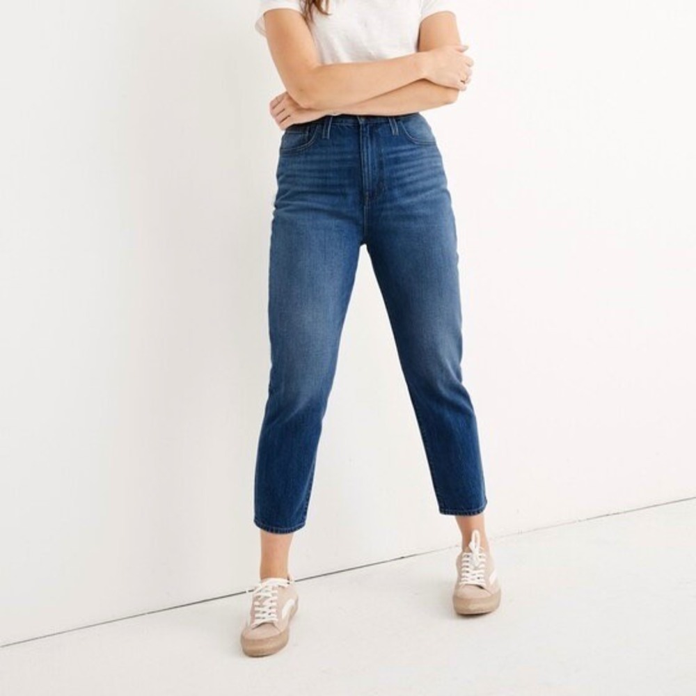 Madewell Blue Stratfield Wash The Momjean Jeans‎ Size 28